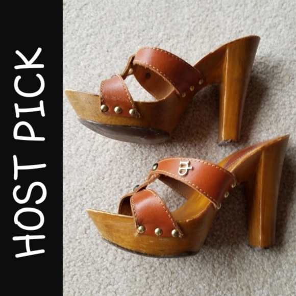 Rocco Barocco Shoes - Genuine Leather Italian Rocco Barocco Tan Leather Slides - Made in Italy